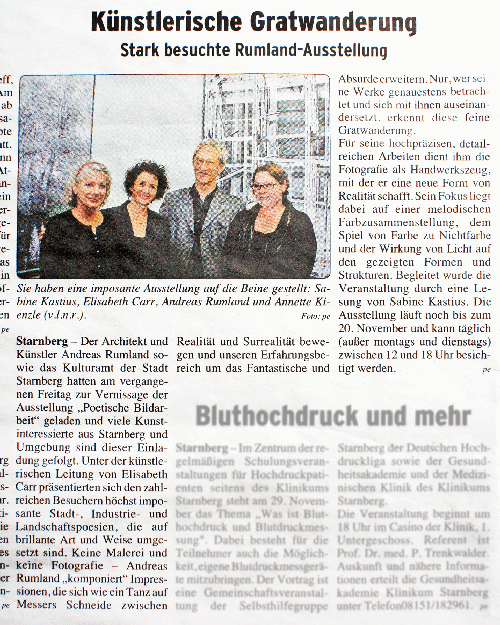 Starnberger Anzeiger 11.11.2011 A b1134